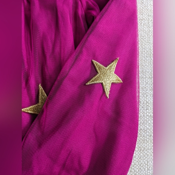 Matilda Jane Moments with You Twinkling Stars Tulle Dress Girls 14 Pink Holiday - Picture 3 of 6